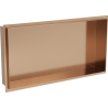 Mexen X-Wall-NR Einbauablage ohne Flansch 60 x 30 cm, gebürstetes Kupfer - 19C1603010