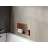 Mexen X-Wall-NR Einbauablage ohne Flansch 60 x 30 cm, gebürstetes Kupfer - 19C1603010