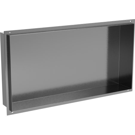 Mexen X-Wall-NR Nischenregal ohne Abdeckung 60 x 30 cm, gebürstetes Gun Gray - 19E1603010