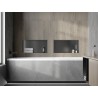 Mexen X-Wall-NR Nischenregal ohne Abdeckung 60 x 30 cm, gebürstetes Gun Gray - 19E1603010