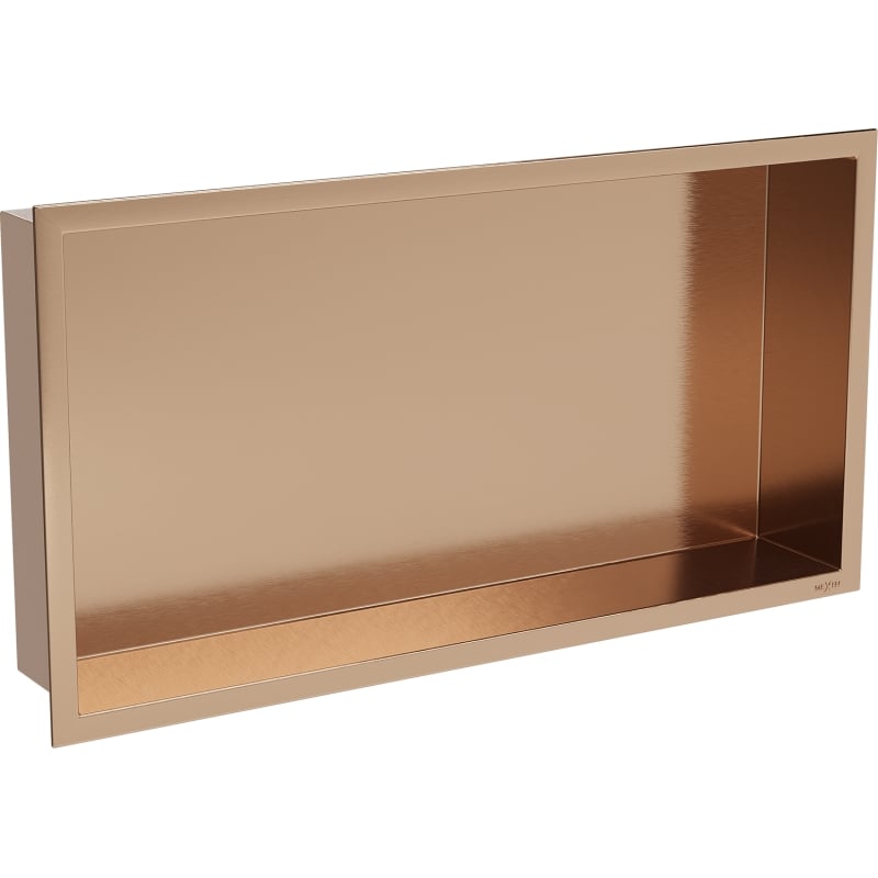 Mexen X-Wall-R Nischenregal mit Flansch 60 x 30 cm, gebürstetes Kupfer - 19C0603010