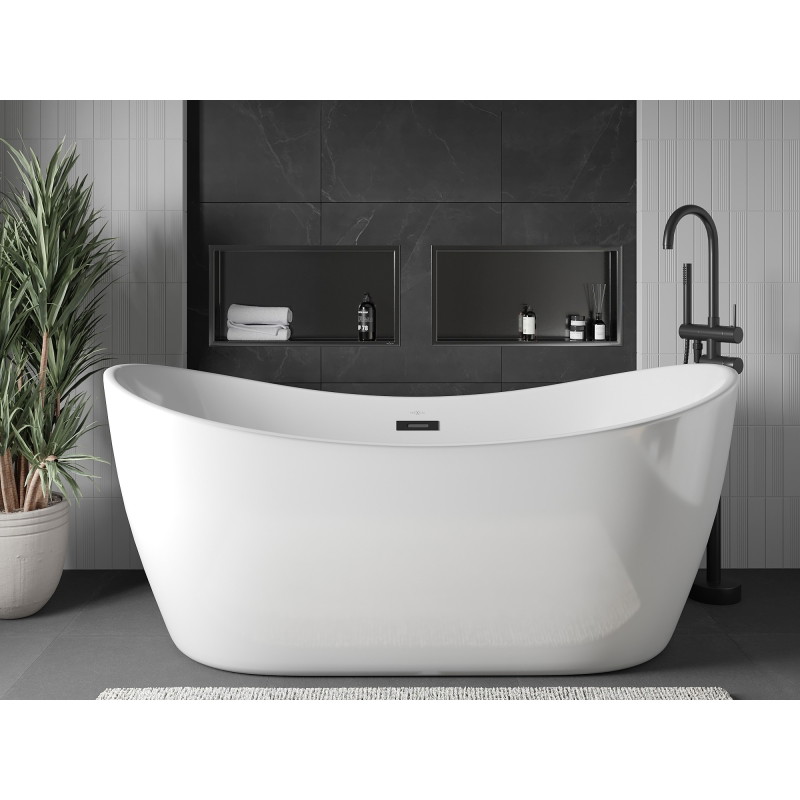 Mexen X-Wall-R Nischenregal mit Flansch 60 x 30 cm, gebürstet Gun Gray - 19E0603010