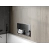 Mexen X-Wall-R Nischenregal mit Flansch 60 x 30 cm, gebürstet Gun Gray - 19E0603010