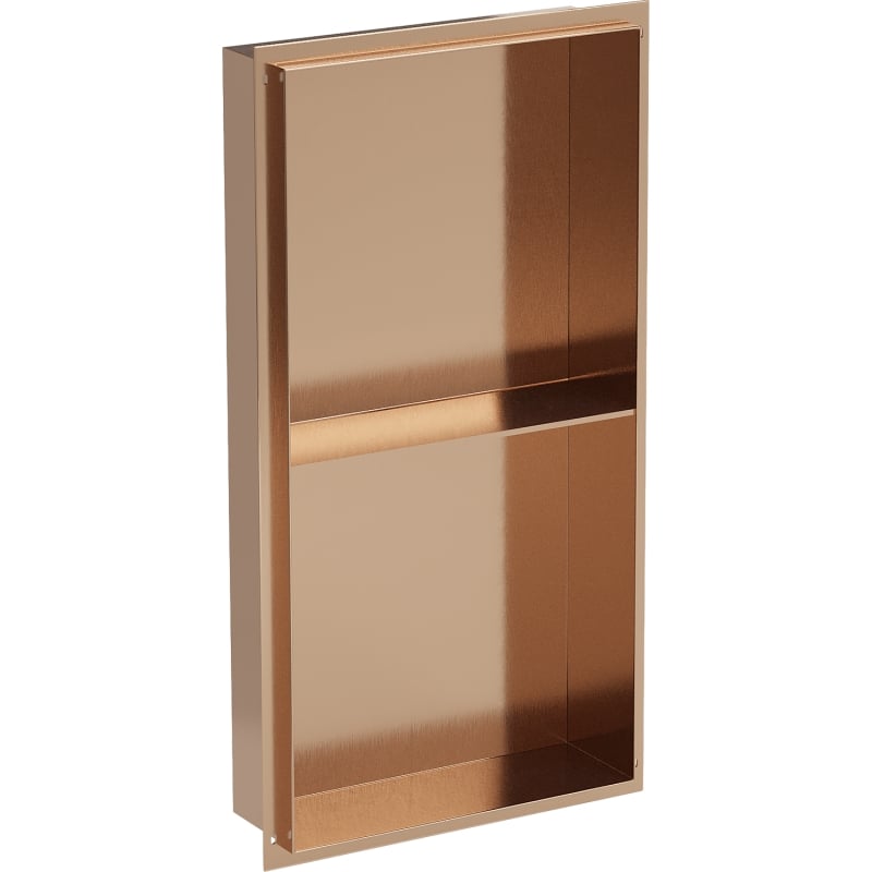Mexen X-Wall-NR Nischenregal ohne Verkleidung mit Regal 60 x 30 cm, gebürstetes Kupfer - 19C1603010S