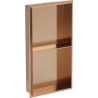 Mexen X-Wall-NR Nischenregal ohne Verkleidung mit Regal 60 x 30 cm, gebürstetes Kupfer - 19C1603010S
