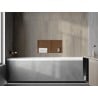 Mexen X-Wall-NR Nischenregal ohne Verkleidung mit Regal 60 x 30 cm, gebürstetes Kupfer - 19C1603010S