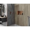 Mexen X-Wall-NR Nischenregal ohne Verkleidung mit Regal 60 x 30 cm, gebürstetes Kupfer - 19C1603010S