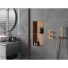 Mexen X-Wall-NR Nischenregal ohne Verkleidung mit Regal 60 x 30 cm, gebürstetes Kupfer - 19C1603010S