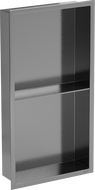 Mexen X-Wall-R Einbauregal mit Rahmen und Regal 60 x 30 cm, gebürstetes Graphitgrau - 19E0603010S