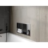 Mexen X-Wall-R Einbauregal mit Rahmen und Regal 60 x 30 cm, gebürstetes Graphitgrau - 19E0603010S