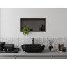 Mexen X-Wall-R Einbauregal mit Rahmen und Regal 60 x 30 cm, gebürstetes Graphitgrau - 19E0603010S