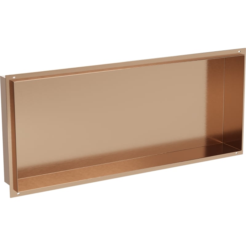 Mexen X-Wall-NR Nischenregal ohne Flansch 75 x 30 cm, gebürstetes Kupfer - 19C1753010