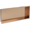 Mexen X-Wall-R Nischenregal mit Flansch 75 x 30 cm, gebürstetes Kupfer - 19C0753010
