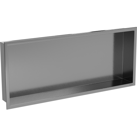 Mexen X-Wall-R Nischenregal mit Flansch 75 x 30 cm, gebürstetes Gun Gray - 19E0753010