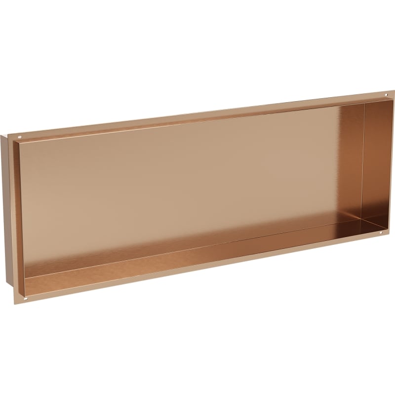 Mexen X-Wall-NR Nischenregal ohne Flansch 90 x 30 cm, gebürstetes Kupfer - 19C1903010