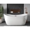 Mexen X-Wall-NR Nischenregal ohne Flansch 90 x 30 cm, gebürstetes Kupfer - 19C1903010