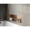 Mexen X-Wall-NR Nischenregal ohne Flansch 90 x 30 cm, gebürstetes Kupfer - 19C1903010