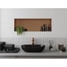 Mexen X-Wall-NR Nischenregal ohne Flansch 90 x 30 cm, gebürstetes Kupfer - 19C1903010
