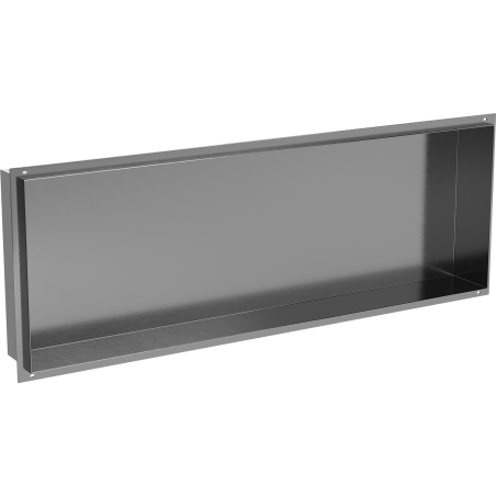 Mexen X-Wall-NR Nischenregal ohne Flansch 90 x 30 cm, gebürstetes Gun Gray - 19E1903010