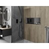 Mexen X-Wall-NR Nischenregal ohne Flansch 90 x 30 cm, gebürstetes Gun Gray - 19E1903010