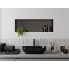 Mexen X-Wall-NR Nischenregal ohne Flansch 90 x 30 cm, gebürstetes Gun Gray - 19E1903010