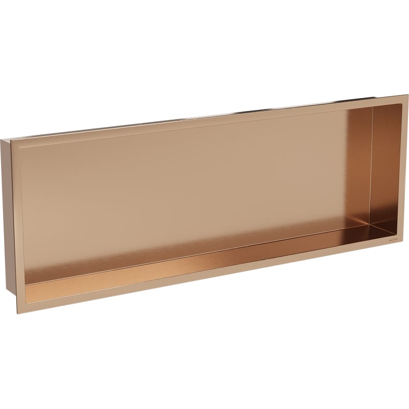 Mexen X-Wall-R Nischenregal mit Kragen 90 x 30 cm, gebürstetes Kupfer - 19C0903010