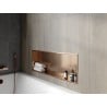 Mexen X-Wall-R Nischenregal mit Kragen 90 x 30 cm, gebürstetes Kupfer - 19C0903010