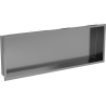 Mexen X-Wall-R Nischenregal mit Kragen 90 x 30 cm, gebürstetes Gun Grau - 19E0903010