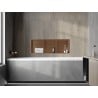 Mexen X-Wall-R Nischenregal mit Flansch und Regal 90 x 30 cm, gebürstetes Kupfer - 19C0903010S