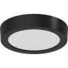 Mexen LDSR LED-Deckenleuchte Oberflächenmontage Ø 17 cm, 12W, Kalt - 6500K, 960 lm, schwarz - L212-017-1265-70