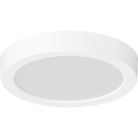 Mexen LDSR LED-Deckenleuchte Aufputz Ø 22 cm, 18W, Kalt - 6500K, 1980 lm, weiß - L212-022-1865-20