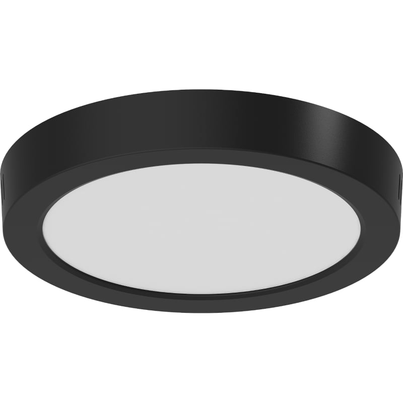 Mexen LDSR LED-Deckenleuchte zur Oberflächenmontage, Ø 22 cm, 18W, Kalt - 6500K, 1440 lm, schwarz - L212-022-1865-70