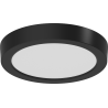 Mexen LDSR LED-Deckenleuchte zur Oberflächenmontage, Ø 22 cm, 18W, Kalt - 6500K, 1440 lm, schwarz - L212-022-1865-70