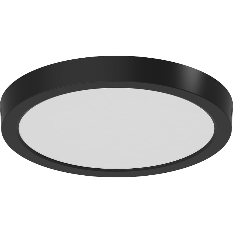 Mexen LDSR LED-Deckenleuchte Aufputz Ø 30 cm, 24W, Kalt - 6500K, 1920 lm, schwarz - L212-030-2465-70
