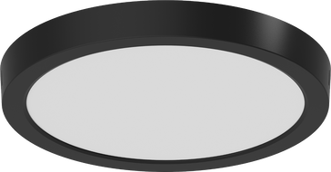 Mexen LDSR LED-Deckenleuchte Aufputz Ø 30 cm, 24W, Kalt - 6500K, 1920 lm, schwarz - L212-030-2465-70