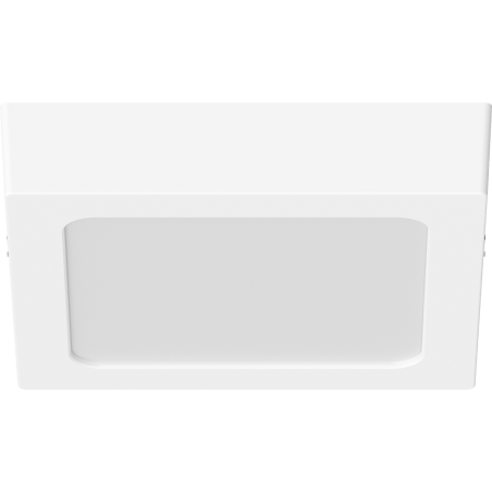 Mexen LDSS Deckenleuchte LED Aufputz 17 x 17 cm, 12W, Neutral - 4000K, 1320 lm, weiß - L213-017-1240-20