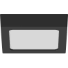 Mexen LDSS LED-Deckenleuchte zur Aufputzmontage 17 x 17 cm, 12W, Neutral - 4000K, 960 lm, schwarz - L213-017-1240-70