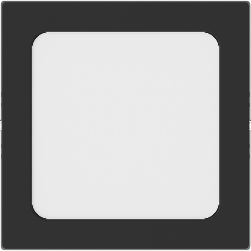 Mexen LDSS LED-Deckenleuchte zur Aufputzmontage 17 x 17 cm, 12W, Neutral - 4000K, 960 lm, schwarz - L213-017-1240-70