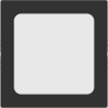 Mexen LDSS LED Deckenleuchte Aufputz 17 x 17 cm, 12W, Kalt - 6500K, 960 lm, schwarz - L213-017-1265-70
