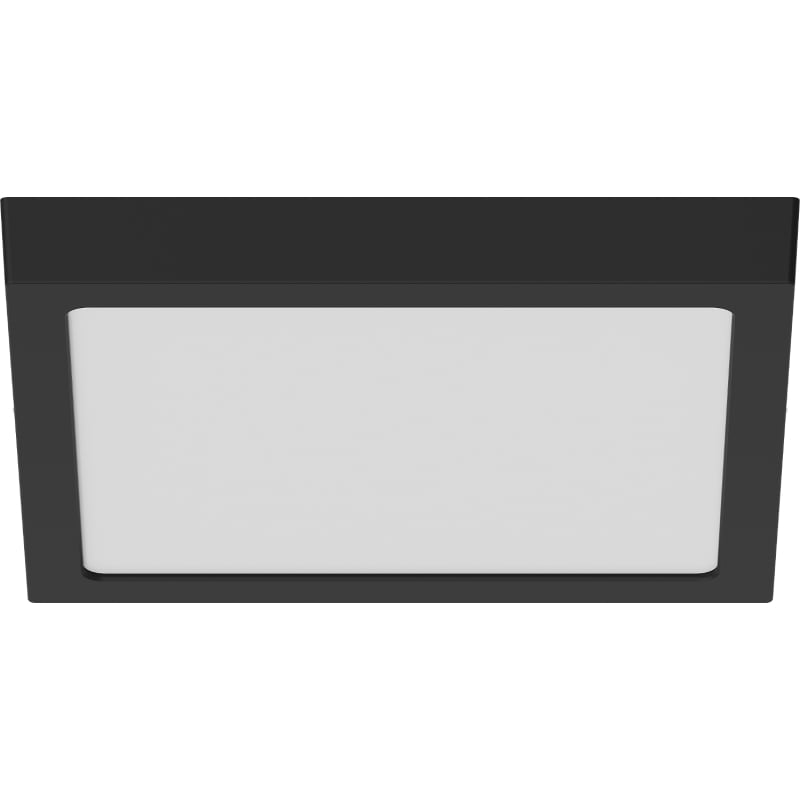 Mexen LDSS LED-Deckenleuchte zur Oberflächenmontage 30 x 30 cm, 24W, Neutral - 4000K, 1920 lm, schwarz - L213-030-2440-70