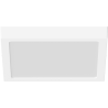 Mexen LDSS Deckenleuchte LED Aufputz 30 x 30 cm, 24W, Kalt - 6500K, 2640 lm, weiß - L213-030-2465-20