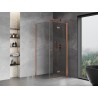 Mexen Mist-F Faltduschkabine rechts 70 x 70 cm, transparent, gebürstetes Kupfer - 8A6T-070-070-65-00-P
