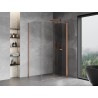 Mexen Mist-F klappbare Duschkabine rechts 75 x 70 cm, transparent, gebürstetes Kupfer - 8A6T-075-070-65-00-P