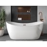 Mexen X-Wall-NR Nischenregal ohne Flansch 75 x 30 cm, gebürstetes Kupfer - 19C1753010