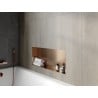 Mexen X-Wall-NR Nischenregal ohne Flansch 75 x 30 cm, gebürstetes Kupfer - 19C1753010