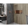 Mexen X-Wall-NR Nischenregal ohne Flansch 75 x 30 cm, gebürstetes Kupfer - 19C1753010