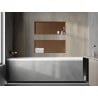 Mexen X-Wall-NR Nischenregal ohne Flansch 75 x 30 cm, gebürstetes Kupfer - 19C1753010