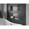 Mexen X-Wall-NR Nischenregal ohne Flansch 75 x 30 cm, gebürstetes Gun Gray - 19E1753010