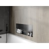 Mexen X-Wall-NR Nischenregal ohne Flansch 75 x 30 cm, gebürstetes Gun Gray - 19E1753010