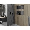 Mexen X-Wall-NR Nischenregal ohne Flansch 75 x 30 cm, gebürstetes Gun Gray - 19E1753010